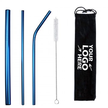 Portable Travel Metal Straw Set
